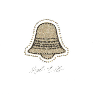 Photography of Gold Sparkling Glitter Bell