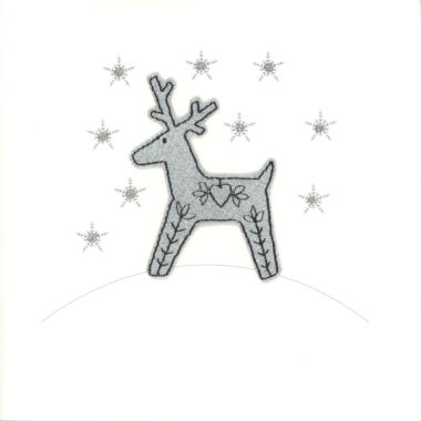 Photography of Silver Glitter Christmas Reindeer