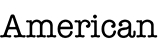 Font American Typewriter