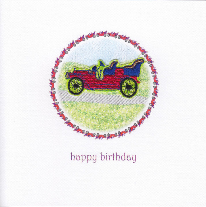 Vintage Car in a Circle
