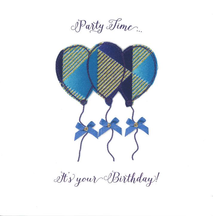 Jazzy Blue Balloons