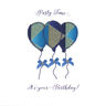 1739 Blue Jazzy Balloons