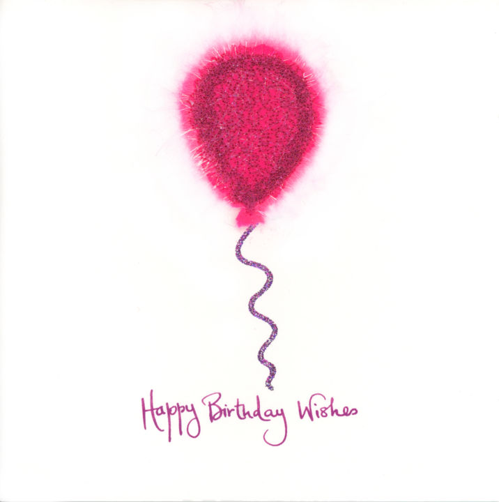 Fluffy Fuchsia Balloon