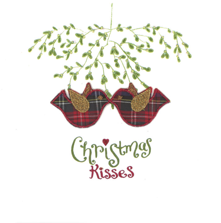 Mistletoe & Tartan - Kissing Birdies