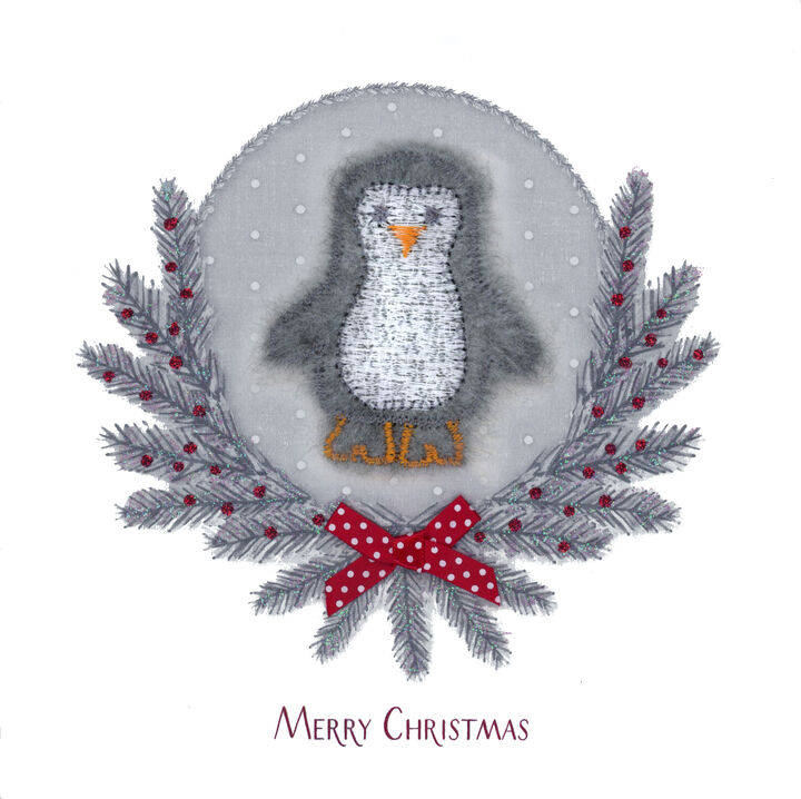 Grey Fluffy Penguin