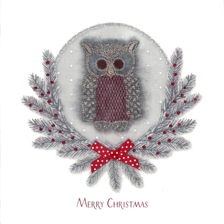 Grey Fluffy Owl