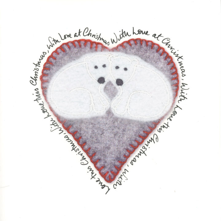 Grey Fluffy Polar Bear Couple