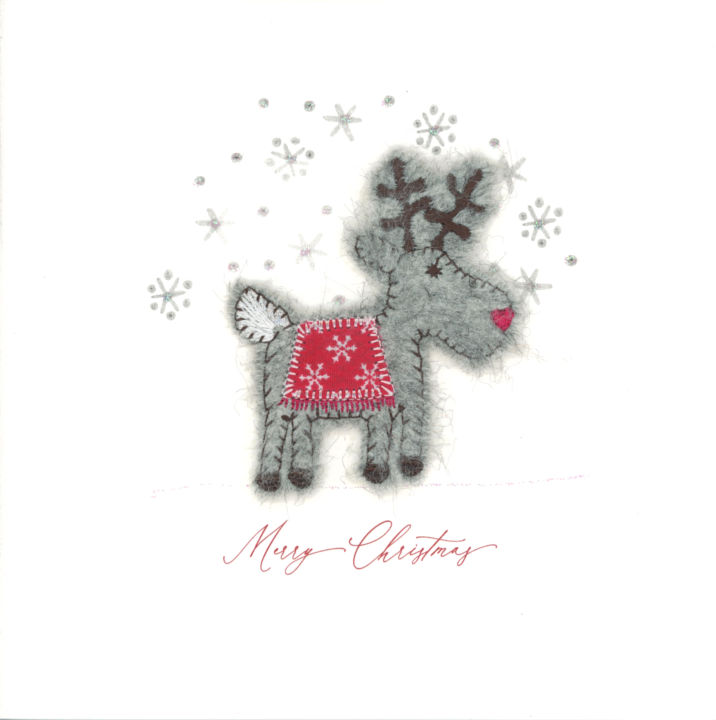 Reindeer in the Snow