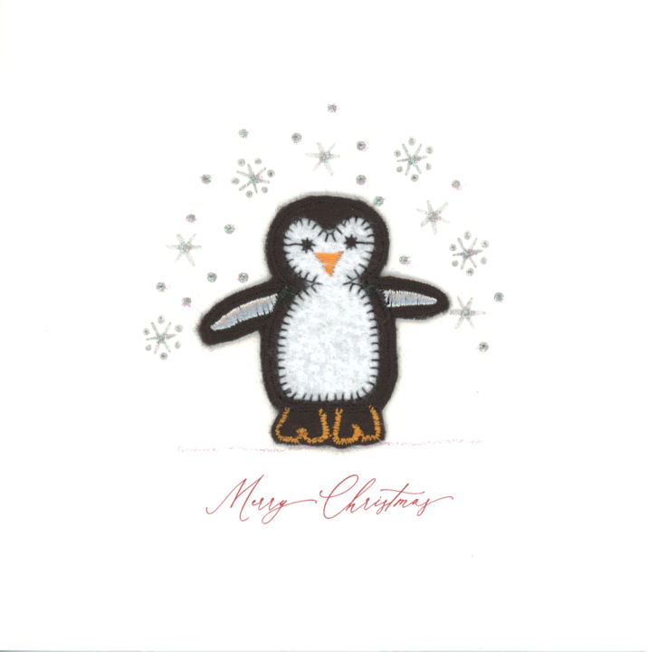Penguin in the Snow