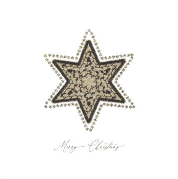Gold Sparkling Glitter Star