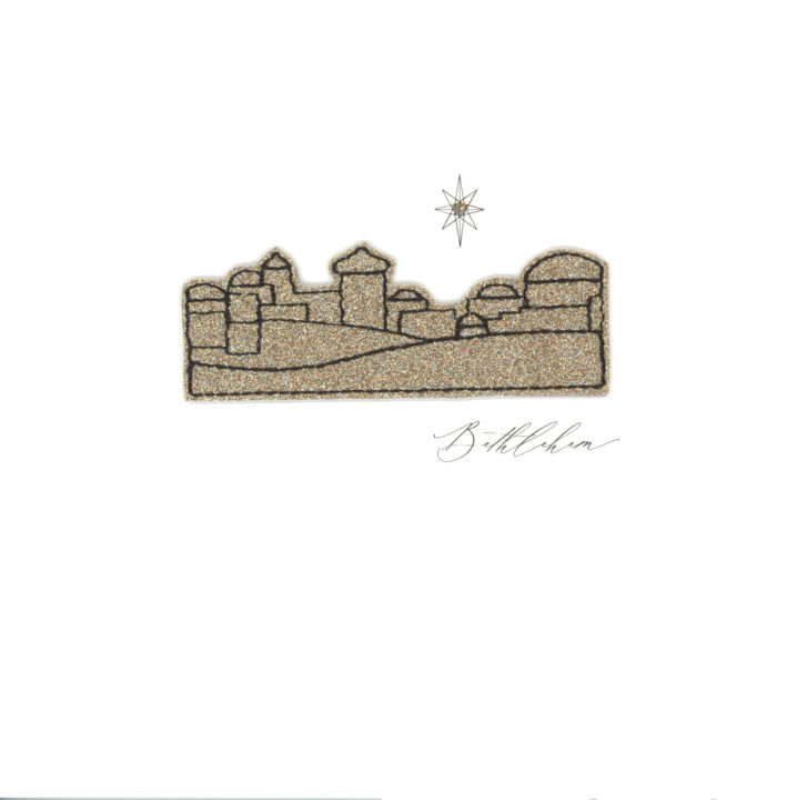 Gold Glitter Bethlehem