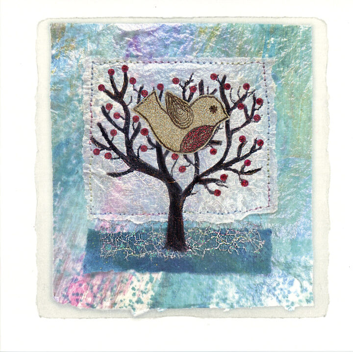 Shimmer Robin in a Tree
