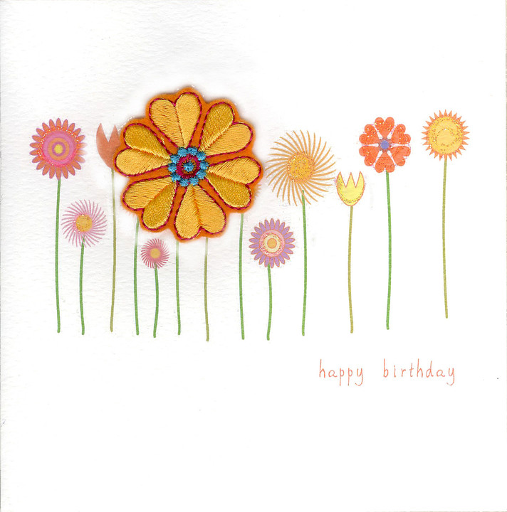 Bright Floral Row