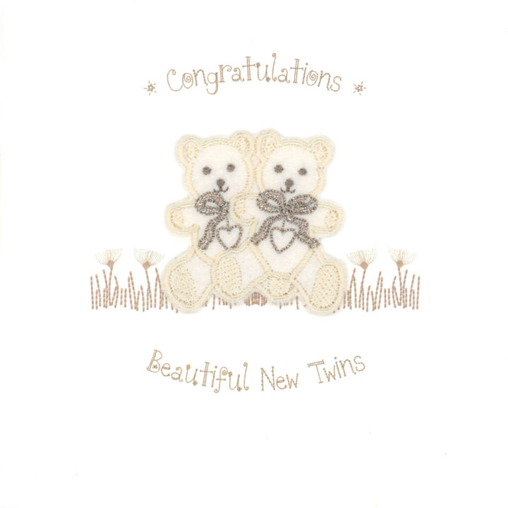 Twin Cream Teddies
