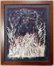 Abstract Snowy Lane, Framed