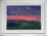 Abstract Sunset Framed