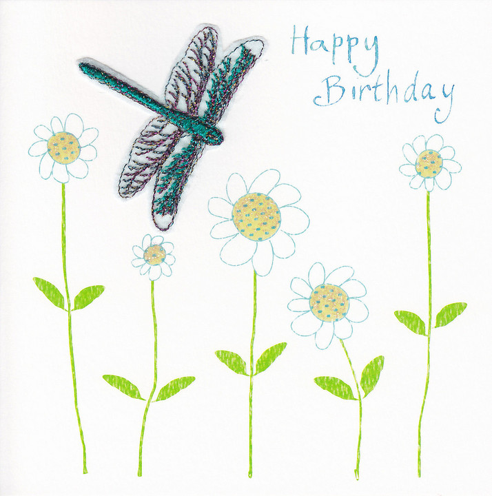 Dragonfly in the flowers