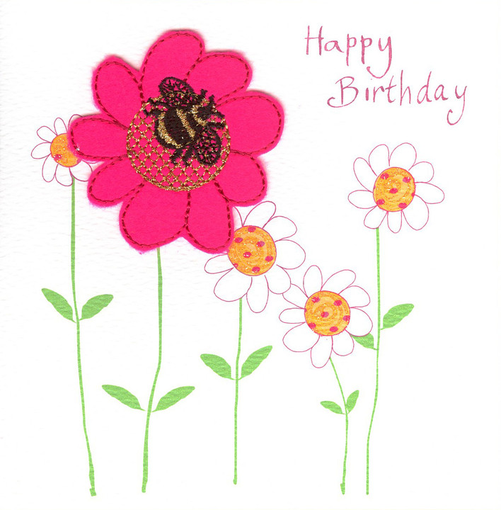Bee on a Pink Flower