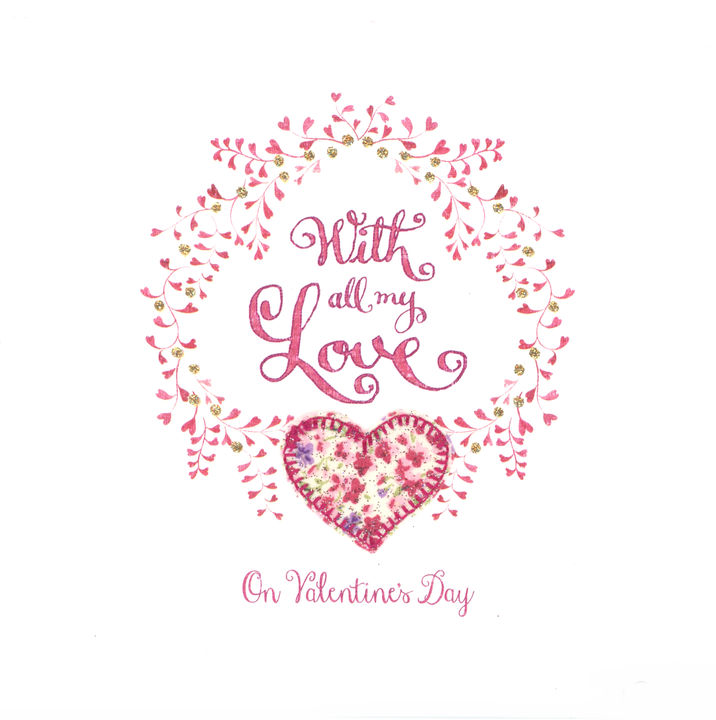 Valentine Floral Heart