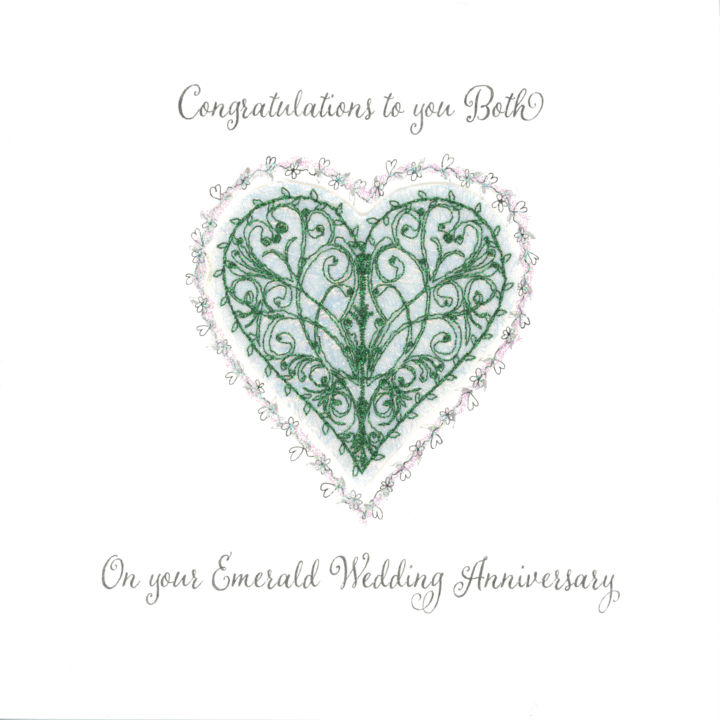 Emerald Filigree Heart