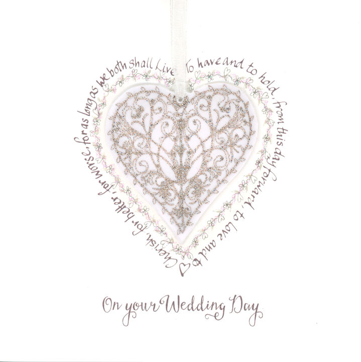 Pearl Filigree Heart