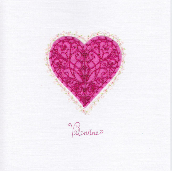 Pink Filigree Heart