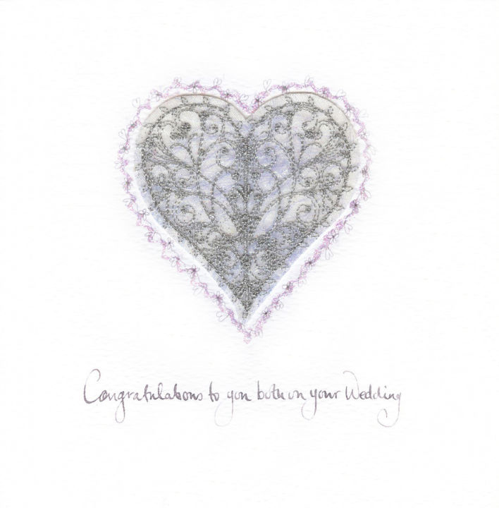Silver Filigree Heart